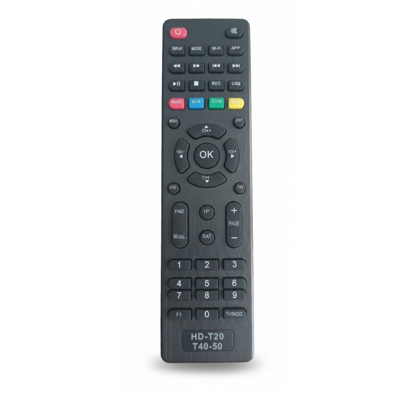 Télécommande Pour Récepteur STARSAT T20/T40/T50 - Noir