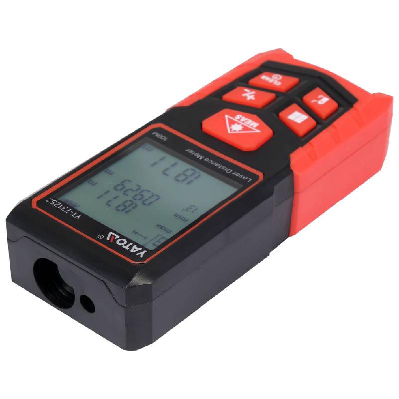 Télémètre Laser YATO YT‑731252 100M 0~40˚C - Rouge - Image 3
