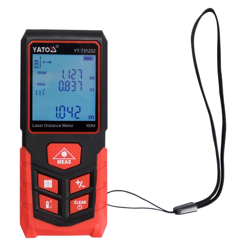 Télémètre Laser YATO YT‑731252 100M 0~40˚C - Rouge - Image 4