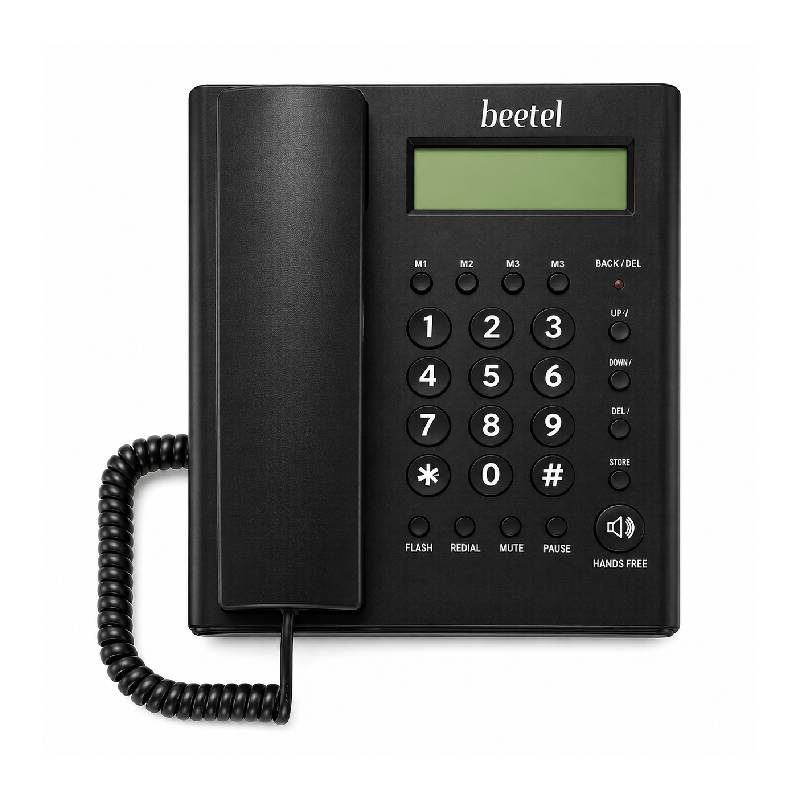 Téléphone Fixe Filaire BEETEL M52 Avec Afficheur - Noir