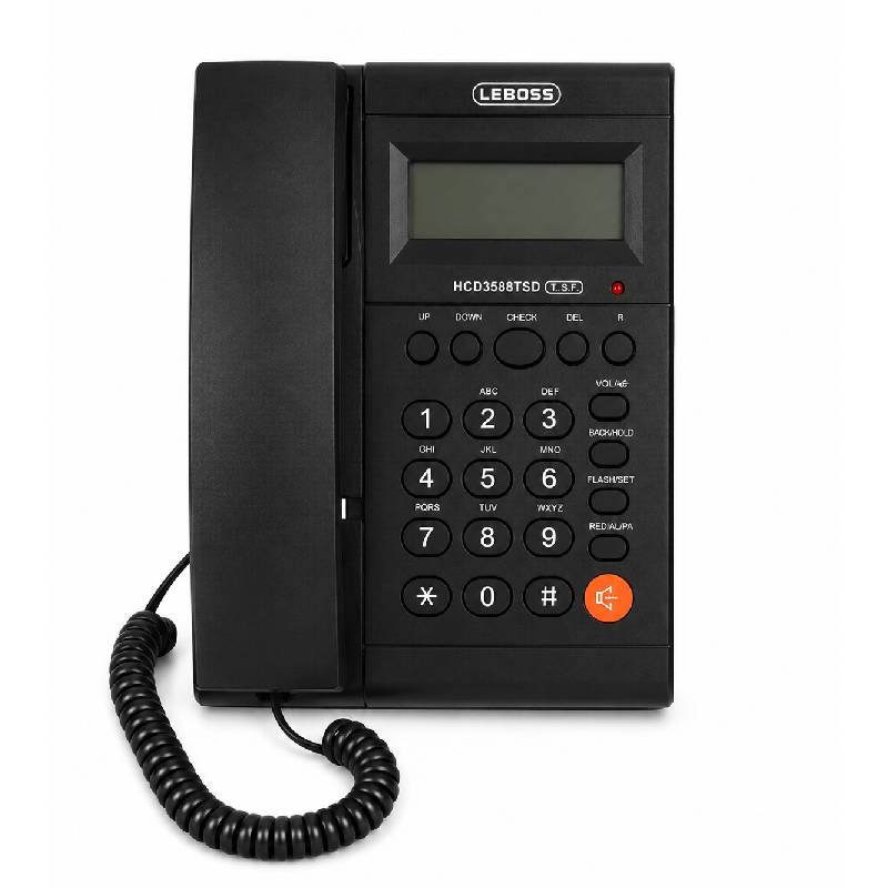 Téléphone fixe LEBOSS L-12 HCD 3588TSD - Noir