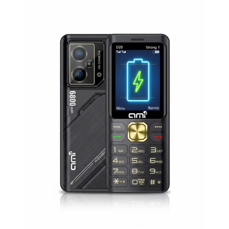 Téléphone Portable AMI D20 Strong 1 - Couleur Noir
