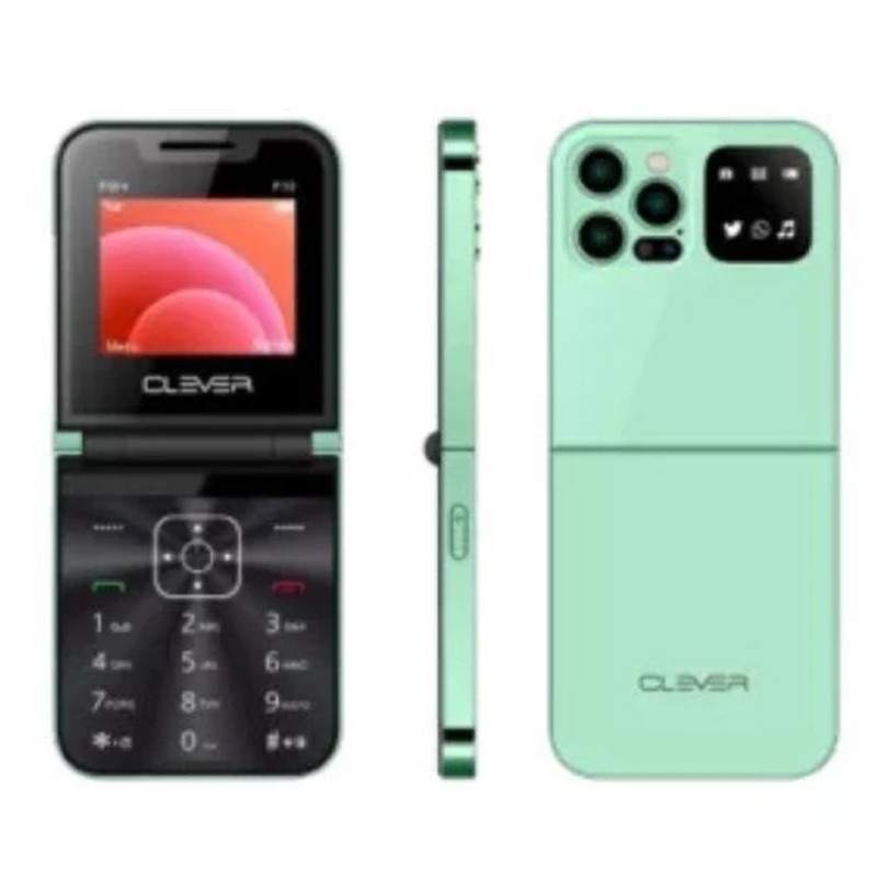 Téléphone Portable Clever F10 - Vert