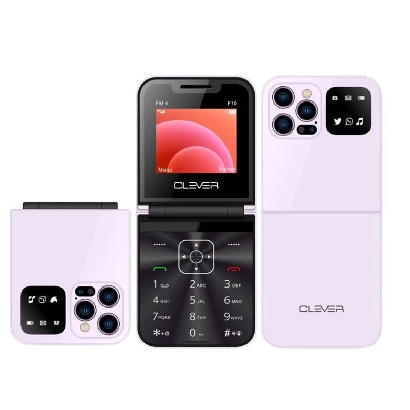 Téléphone Portable Clever F10 - Violet 