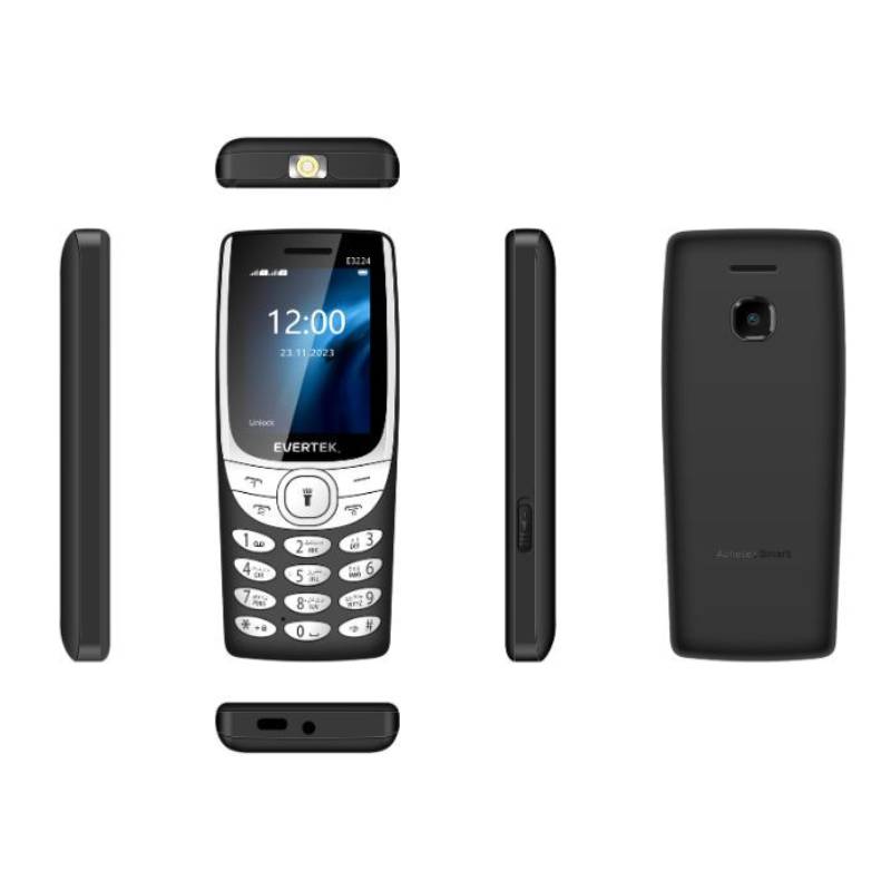 Téléphone Portable EVERTEK E3224 - Noir - Image 2