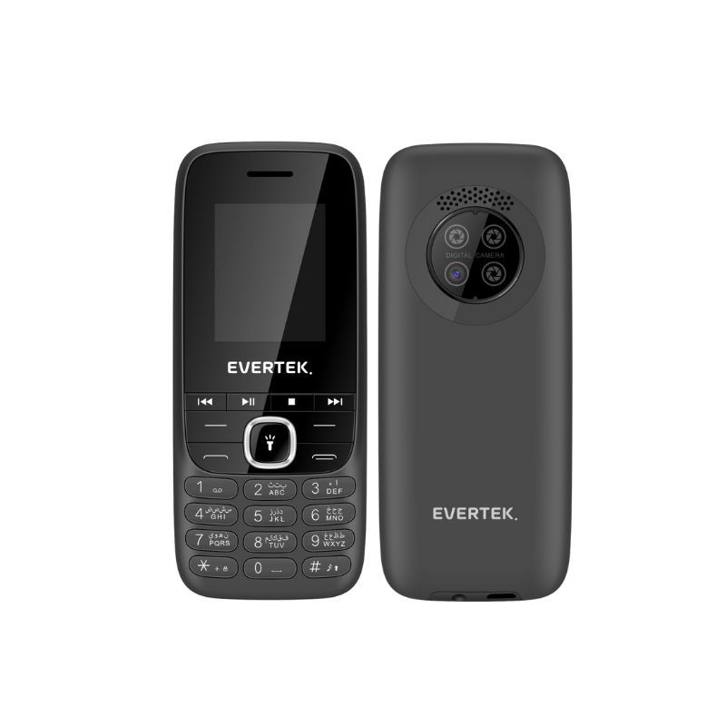 TÉLÉPHONE PORTABLE EVERTEK EX18 - NOIR