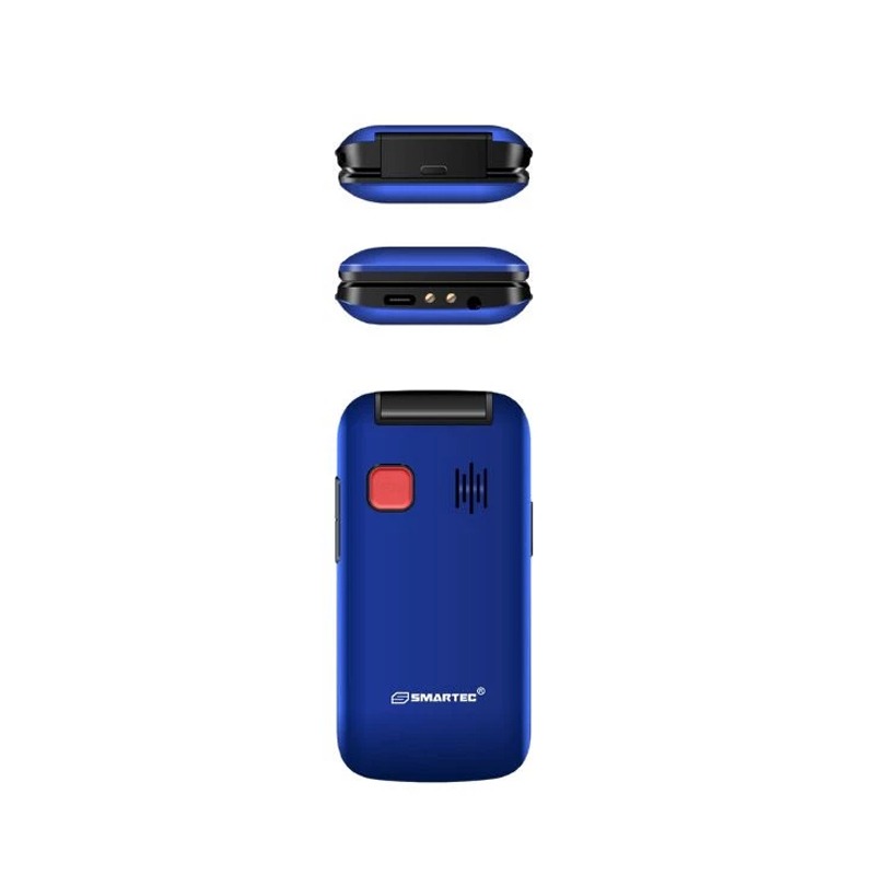 Téléphone Portable SMARTEC F1 FLIP - Bleu - Image 2