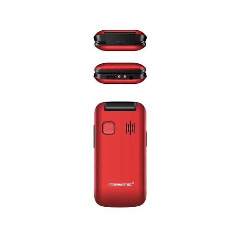 Téléphone Portable SMARTEC F1 FLIP - Rouge - Image 2