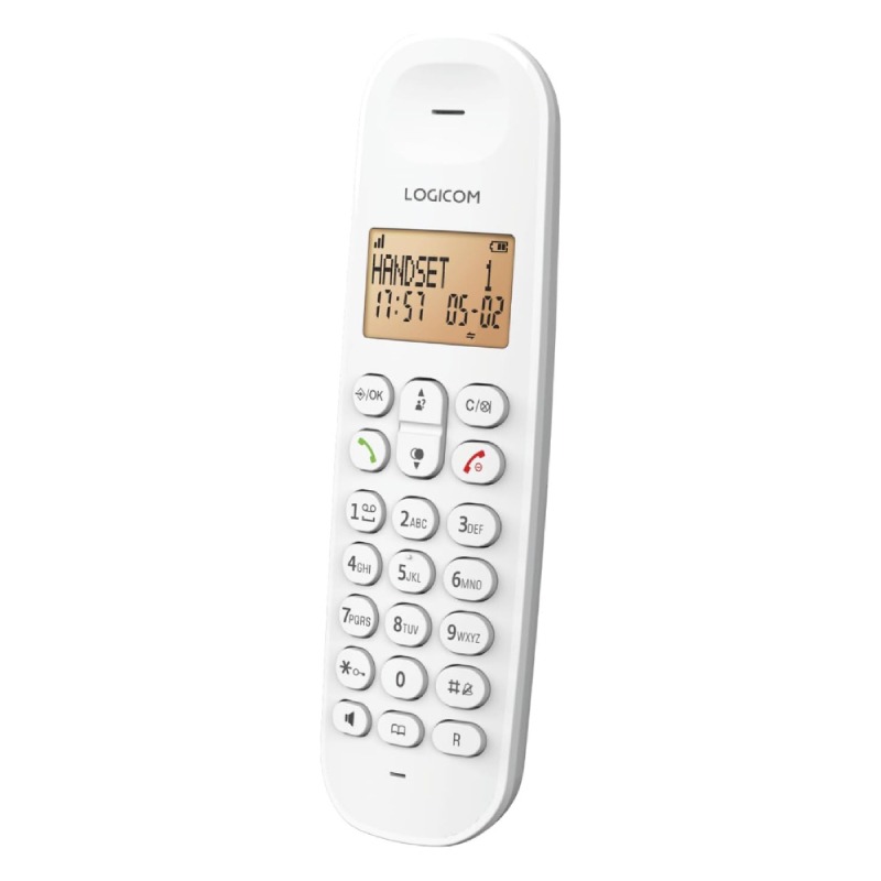 Téléphone Sans Fil DECT LOGICOM Iloa 150 Solo - Blanc - Image 2