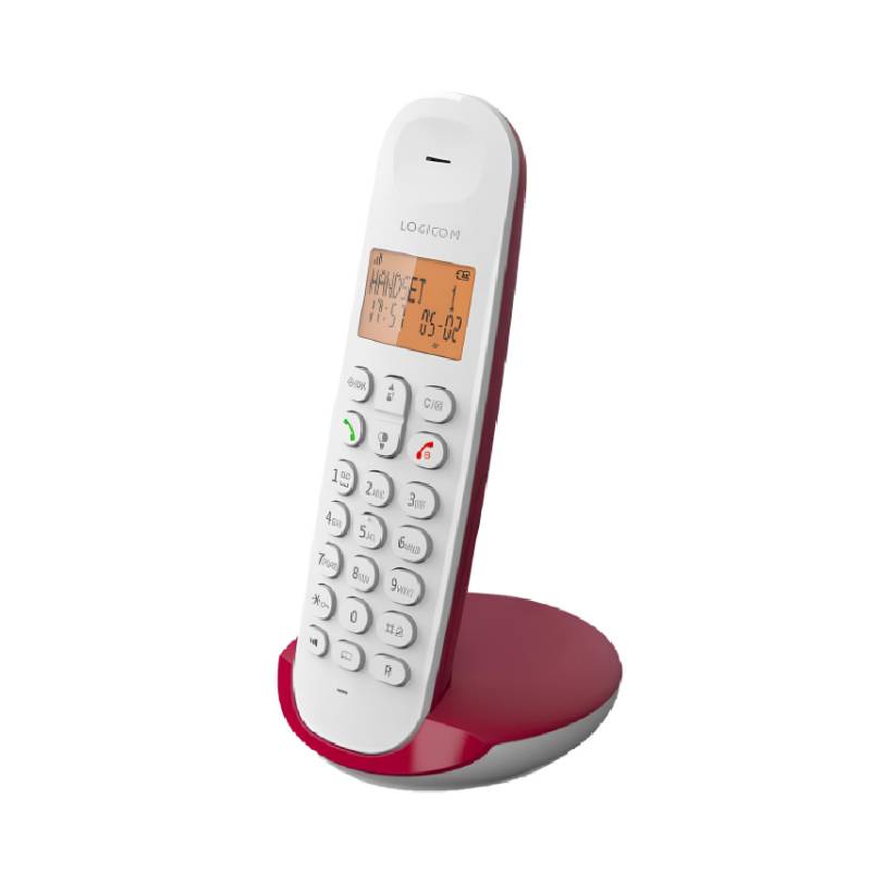 Téléphone Sans Fil DECT LOGICOM Iloa 150 Solo - Framboise 