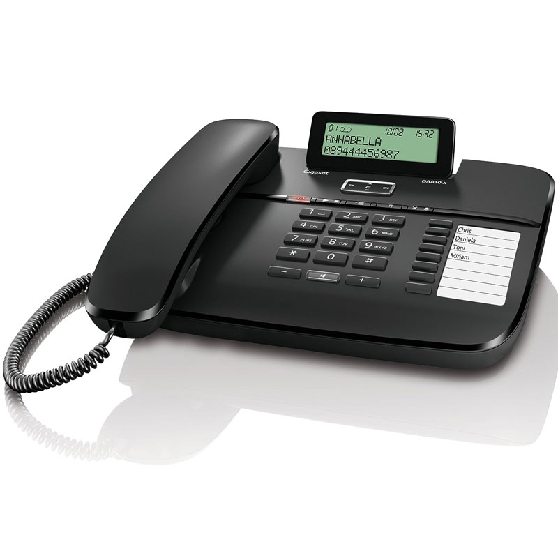 Téléphone Fixe Filaire GIGASET DA810A - Noir - Image 2