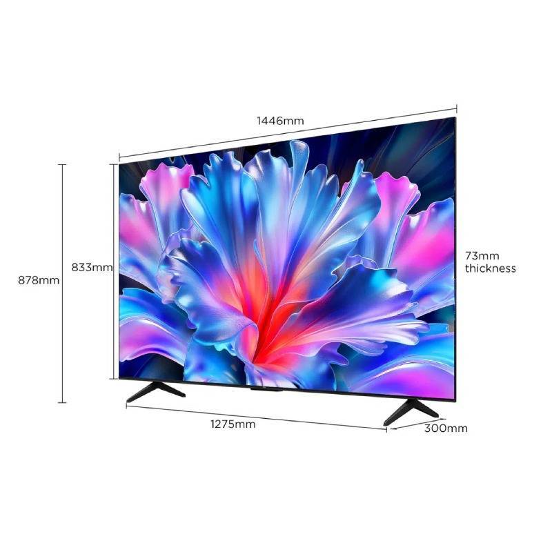 Téléviseur TCL 55" P6L Smart TV 4K UHD Google TV HDR10 - Noir - Image 5