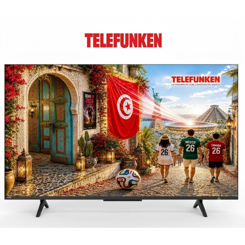 Téléviseur TELEFUNKEN 55" Mini Led X6f Google Tv 4k Matte Screen 