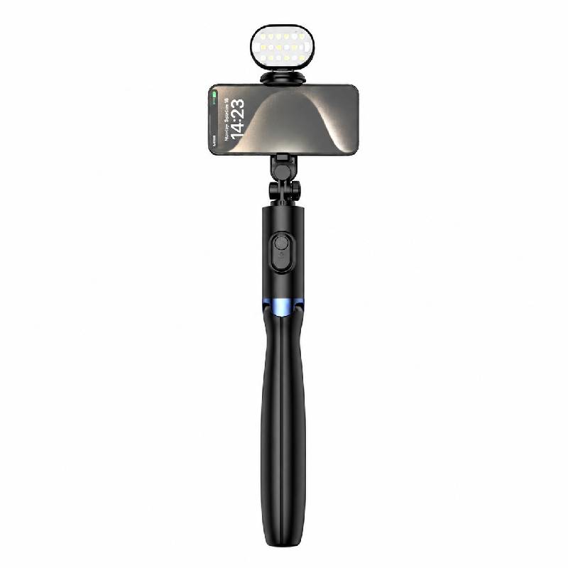 Tige Selfie KOOSDA KS-L20S 1.8M avec Trépied et Télécommande - Noir