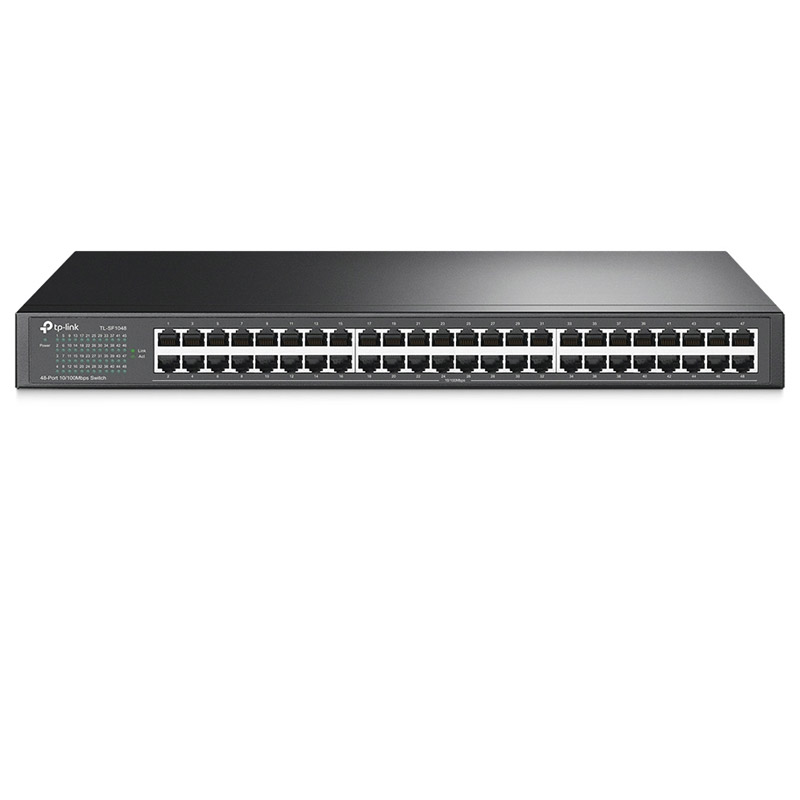 TP-LINK TL-SF1048 commutateur réseau Non-géré Gigabit Ethernet (10/100/1000) 1U Noir (TL-SF1048), Photo boutique MyTek chez MyTek