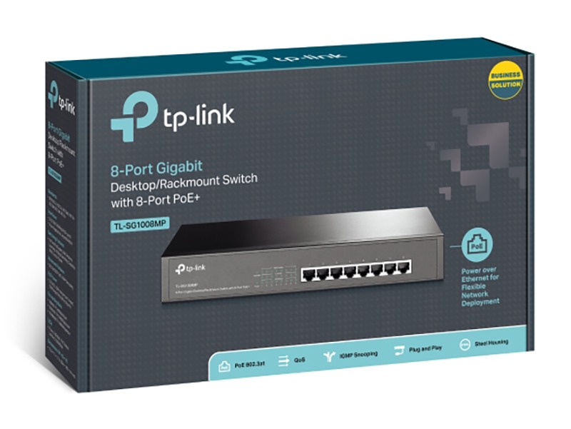 Switch TP-Link TL-SG1008MP 8 Ports (Gigabyte) POE+ 126W - Image 4