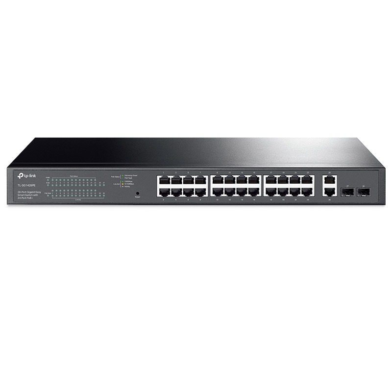 Switch intelligents TP-Link TL-SG1428PE Gigabit Easy 28 ports dont 24 ports POE+ 