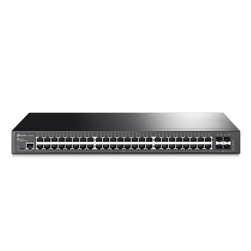Switch Administrable TP-LINK TL-SG3452 JetStream 48 ports 10/100/1000 Mbps L2 + 4 Ports SFP