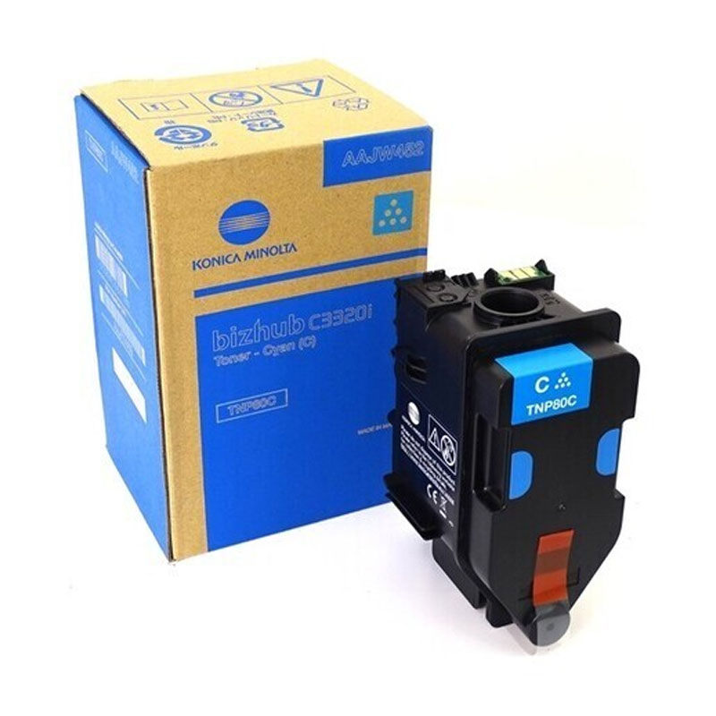 Toner Laser Original KONICA MINOLTA TNP80C - Cyan, Photo boutique MyTek chez MyTek