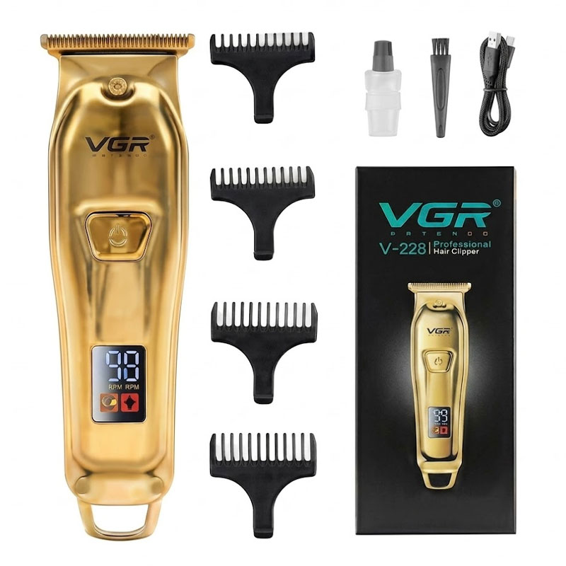 Tondeuse à Cheveux Rechargeable VGR V-965 - Gold