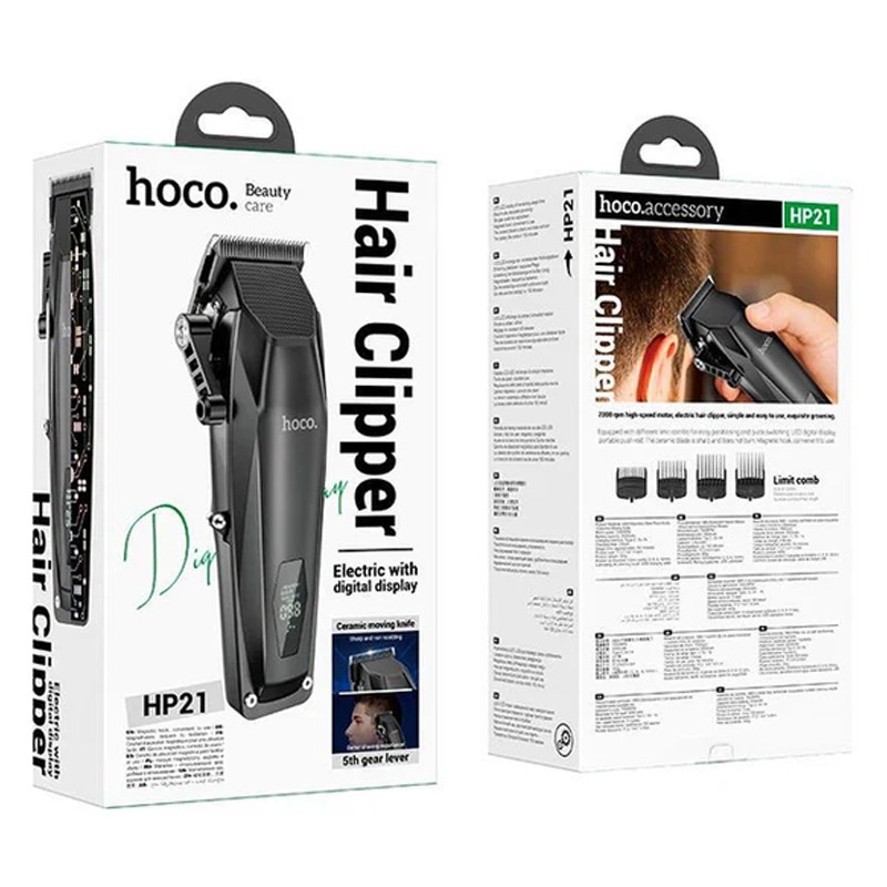 Tondeuse à Cheveux Électrique HOCO HP21 - Noir - Image 5