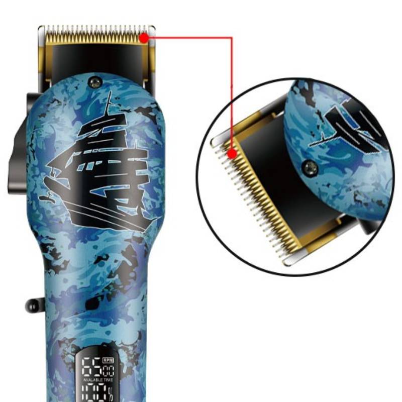 TONDEUSE à cheveux PRO RECHARGEABLE DALING DL-1191 - Bleu - Image 2