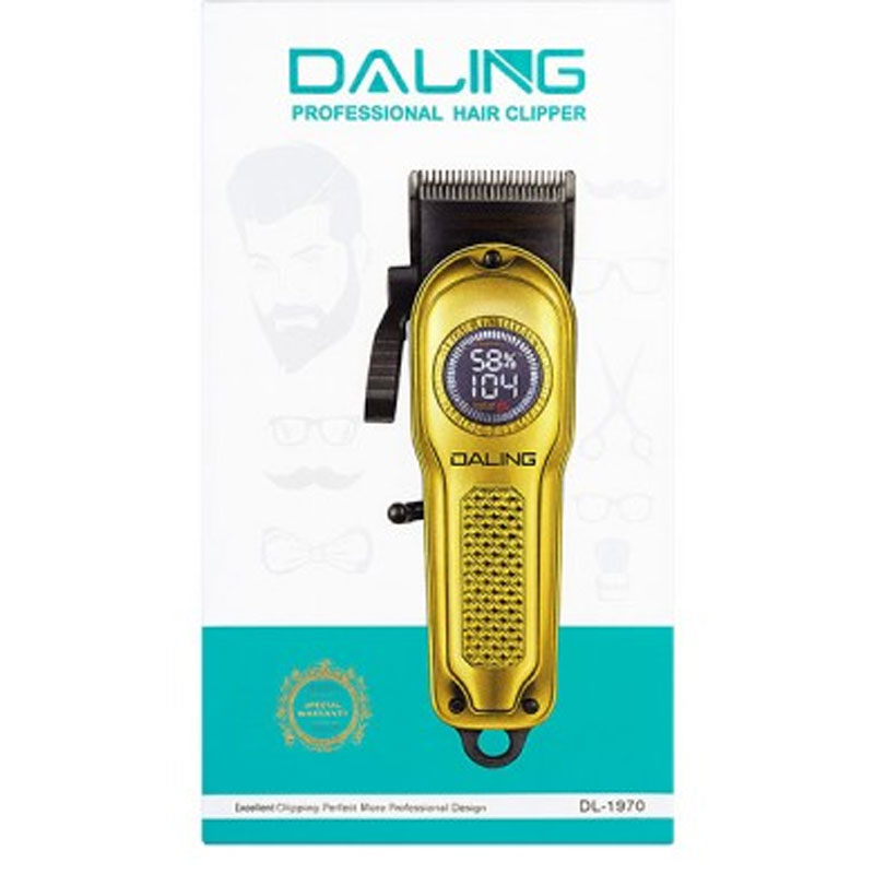 Tondeuse à Cheveux Rechargeable DALING DL-1870 - Gold - Image 2