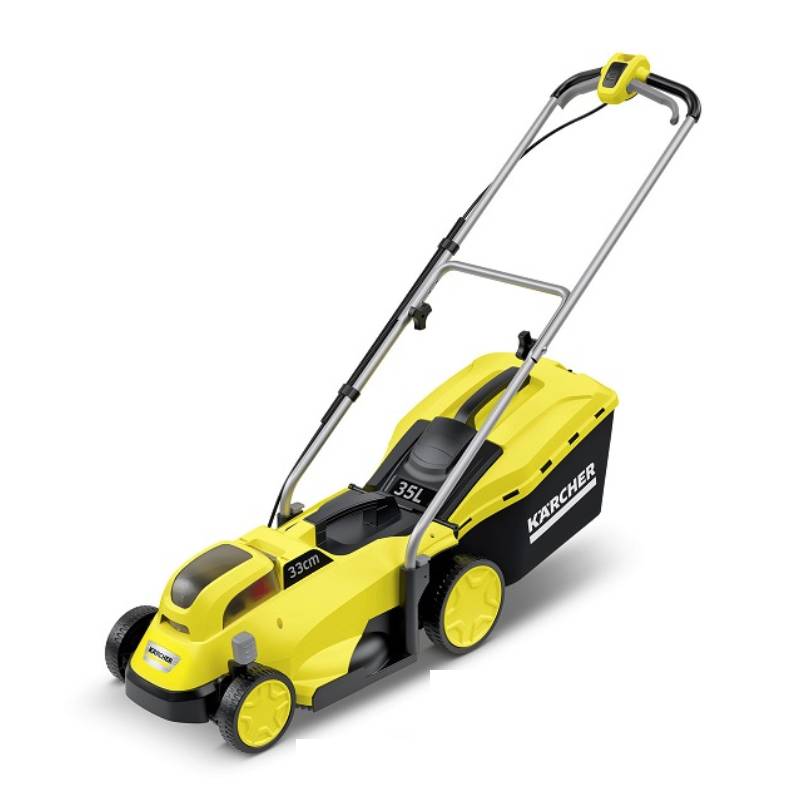 Tondeuse à Gazon Sans Fil Kärcher LMO 18-33 18V -  Noir et Jaune