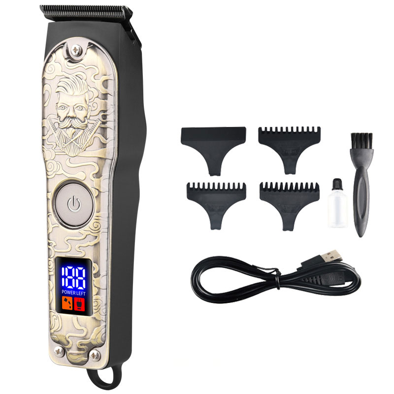 Tondeuse à Cheveux Rechargeable YC-1607 - Noir&Gold