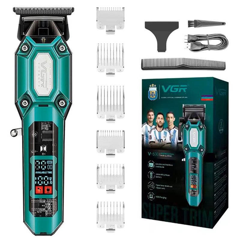 Tondeuse à Cheveux Pro Rechargeable VGR V-600 - Vert
