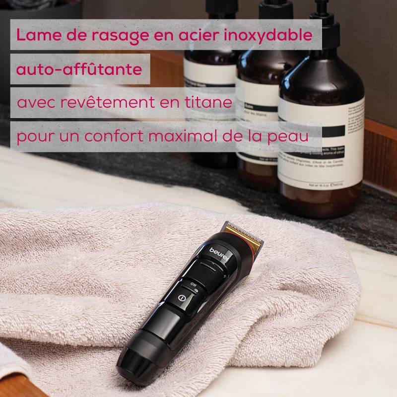 Tondeuse A Barbe Rechargeable BEURER MN4X - Noir - Image 3