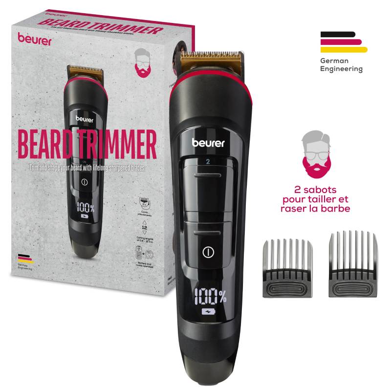 Tondeuse A Barbe Rechargeable BEURER MN4X - Noir - Image 6