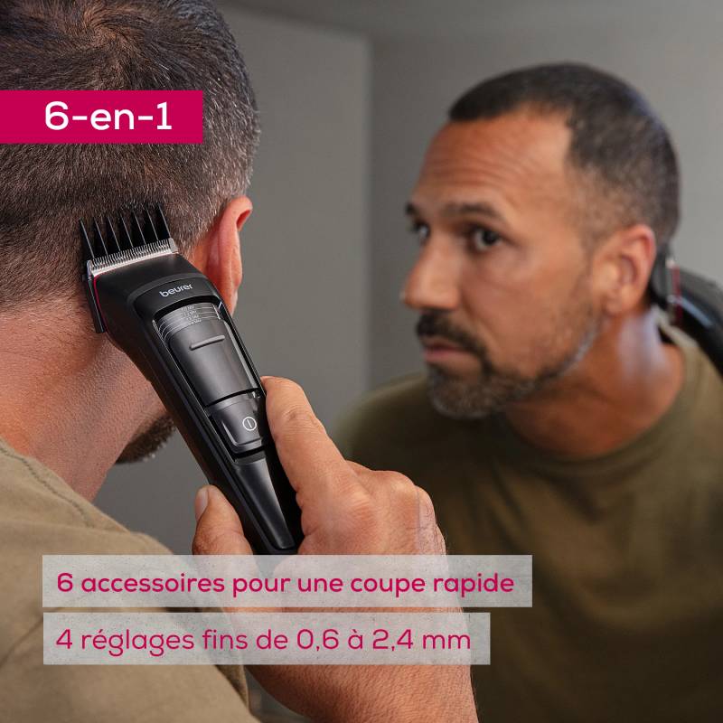 Tondeuse A Cheveux Rechargeable BEURER MN5X - Noir - Image 2