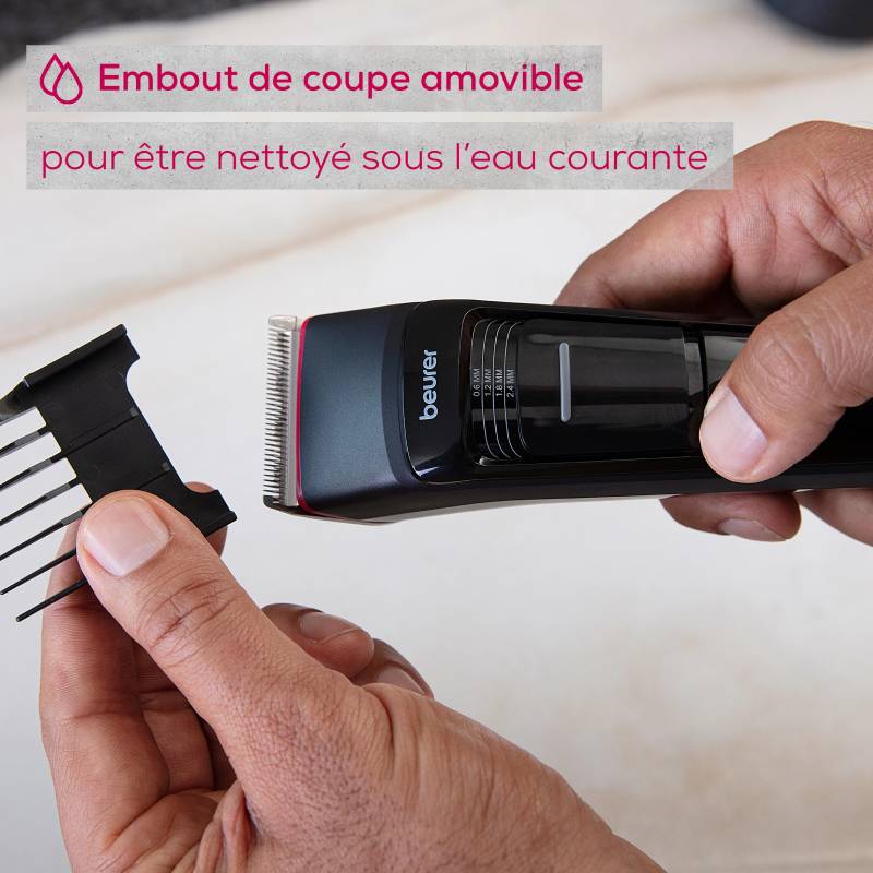 Tondeuse A Cheveux Rechargeable BEURER MN5X - Noir - Image 3