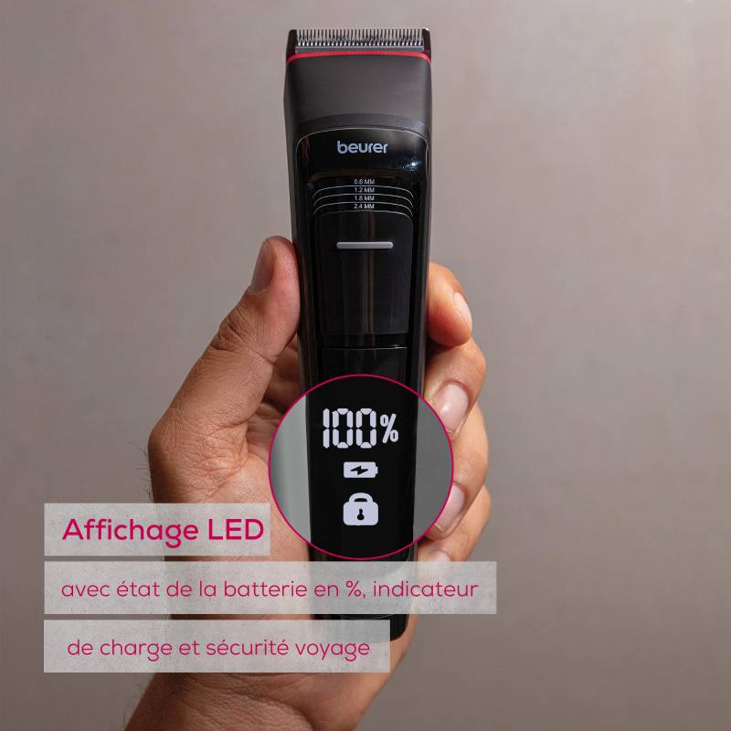 Tondeuse A Cheveux Rechargeable BEURER MN5X - Noir - Image 6