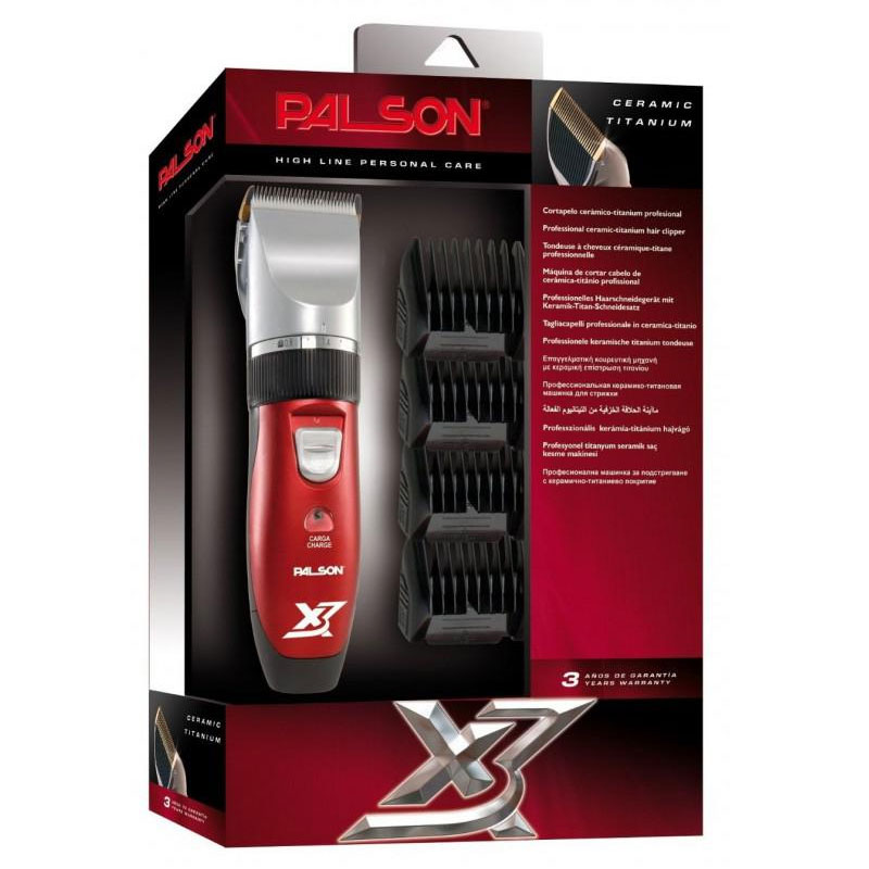 Tondeuse à Cheveux Rechargeable PALSON Révolution - Rouge - Image 3