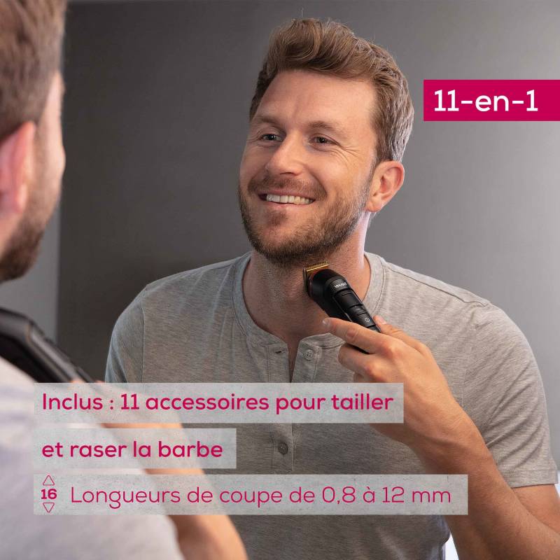 Tondeuse Multigroomer Rechargeable BEURER MN9X - Noir - Image 2