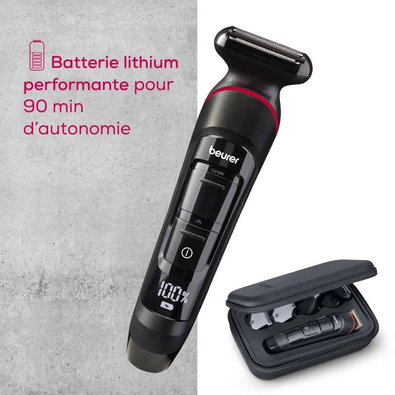 Tondeuse Multigroomer Rechargeable BEURER MN9X - Noir - Image 3