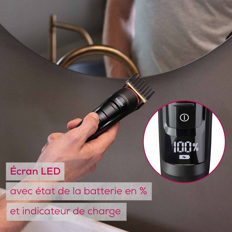 Tondeuse Multigroomer Rechargeable BEURER MN9X - Noir - Image 4