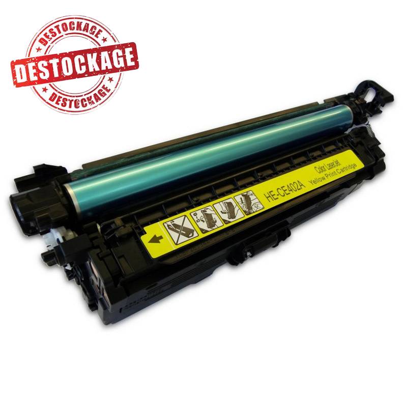 Toner Adaptable Compatible HP 507A CE402A/CE252A - Jaune (CE402A-CE252A)