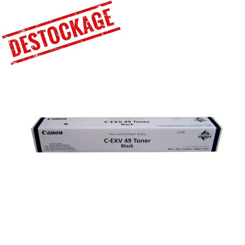 Toner Laser Original CANON C-EXV 49 Noir Pour photocopieurs 