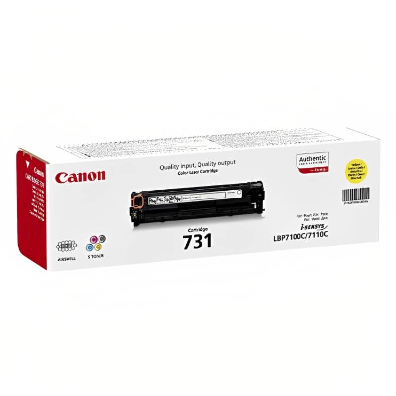Toner Laser CANON D'origine 731 - Yellow  
