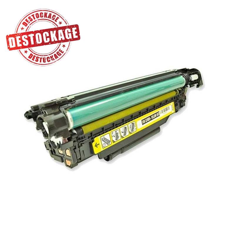 Toner LaserJet Adaptable Compatible HP 507A - Jaune (CE402A)