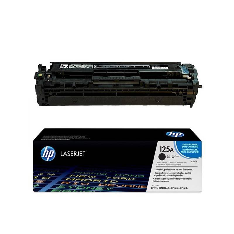 Toner LaserJet d'origine HP 125A - Noir (CB540A) - Image 2