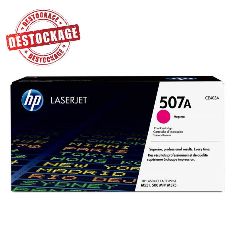 toner LaserJet authentique HP 507A - magenta  