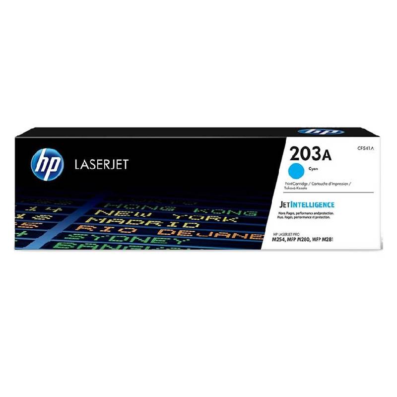 HP 203A cartouche de toner LaserJet Cyan authentique