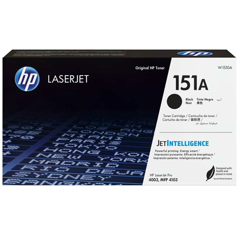Toner LaserJet original HP 151A - Noir (W1510A)