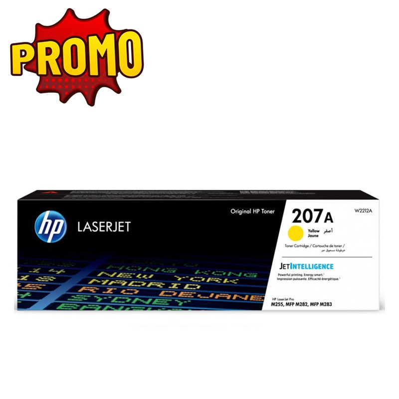 HP Toner jaune LaserJet 207A authentique (W2212A), Photo boutique MyTek chez MyTek