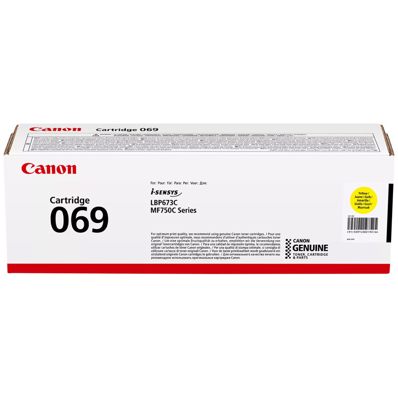 Toner original CANON CRG 069 Y - jaune(5091C002AA)