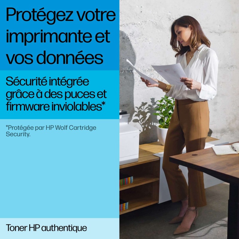Toner LaserJet d'origine HP 222A - Cyan (W2221A) - Image 5